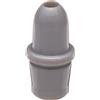 Wheaton 242405 Puntale Contagocce in Polietilene per Tappo a Vite 8-425 e Flacone Contagocce da 1-3 ml, Diametro 8mm, Confezione da 100, Grigio