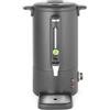 HENDI Bollitore per bevande calde 9L, dispenser acqua calda con parete singola, per vin brulè e acqua bollente, fino a 100°C, 230V, 50/60Hz, 950W, 307x330x(H)450mm, nero opaco, Inox, PP