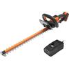 WORX Tagliasiepi a batteria | WORX | WG264E | 20V Max. | Batteria 20 V - 2 Ah e caricatore incluso |PowerShare | Lama doppia lunghezza lama 56 cm | Distanza tra i denti 20 mm |