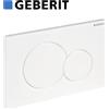Geberit placca di comando per cassetta incasso WC doppio tasto bianca SIGMA 01