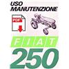 Trattore FIAT 250 Manuale uso manutenzione Libretto istruzioni ITALIANO