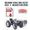 GOLDONI 900 RS DT Manuale uso manutenzione Libretto istruzioni 926s 932s 933s