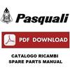 trattore PASQUALI 975 CV 30 Catalogo ricambi Manuale parti esplosi motoagricola