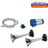 MARCO ITALIA Tromba CL2 12V 2 Cornetti in Metallo Cod. 11202012 MARCO ITALIA