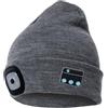 Cappello unisex Bluetooth Beanie Cappello lavorato a maglia con auricolare