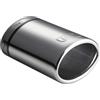 Ulter Sport Terminale scarico - Ovale 95x65mm - Lunghezza 120mm - Installazione 40-55mm - Inox