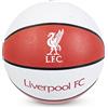 Hy-Pro Liverpool F.C. Hy-Pro - Pallone da basket licenza ufficiale, misura 7, bianco/rosso, per interni/esterni, per bambini e adulti