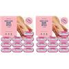by Amazon Rasoio da donna a 5 lame con ricariche, rosa, confezione da 20