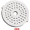 Piastra di ricambio in acciaio inox resistente 55 mm tritacarne domestica