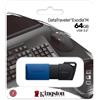 KINGSTON FLASH DRIVE KINGSTON USB 3.0 64GB "EXODIAM"- USB3.2 - DTXM/64GB - NERO+BLU