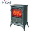 NIKLAS STUFA ELETTRICA AMBIENTE EFFETTO FINTO CAMINO FUOCO VIVO NIKLAS SANTORINI 1800W