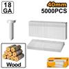 Ingco Ricariche Chiodatrice graffatrice Graffette 25 30 40 Chiodi 20 30 40 50 mm INGCO