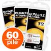 Duracell 60 Batterie PILE Duracell Activair 312 per Apparecchi Acustici PROTESI PR41