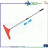 VALEX Scopa A Pettine Per Prato Sintetico Setole In Nylon Manico Telescopico 130 Cm
