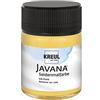 KREUL 8115 - Vernice per seta Javana in barattolo da 50 ml, giallo oro, vernice a base d'acqua altamente pigmentata e brillante, dal carattere fluido, penetra in profondità nelle fibre