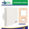 LUX Aspiratore a Parete Apertura e Chiusura Automatica Levante 100C 15W