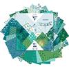 Clairefontaine 95354C - 60 Fogli di carta Origami da 70g/m², Misura 15x15cm, 30 motivi colorati assortiti (2 Fogli per motivo), Hobby creativo Adulti e bambini, collezione vegetazione elegante