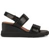 Geox Sandali da donna D Spherica Ec6 aZeppa, Nero, 35 EU