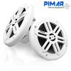PIMAR COPPIA CASSE MARINE NAUTICHE 100WATT PER BARCA GOMMONE ALTOPARLANTI NAUTICA