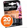 Duracell 20 PILE DURACELL ULTRA POWER PHOTO CR123 CR 123 BATTERIE LITIO 3v Pila batteria