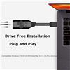 Scheda audio USB 7.1 canali per desktop Windows e Mac Linux Plug & Play