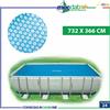 Intex Telo Copri Piscina Termico Rettangolare Con Telaio Varie Dimensioni Intex