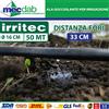 Irritec Tubo Gocciolante Ala Autocompensante Ø 16 Foro Distante 30 Cm Tubo Da 50/100MT