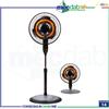 DCG Stufa a Ventilatore Elettrica a Carbonio Funzione Oscillabile e Timer 2000W DCG