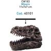 BOYU Ornamento Acquario DECORAZIONE T-REX PER AEREATORE FA LE BOLLE DALLA BOCCA RESIN