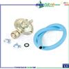 Kit Per Stufa a Gas Regolatore Bombola GPL/Butano Con Tubo 50 cm e 2 Fascette