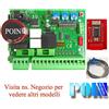 Eb_Tecnology CENTRALE SCHEDA UNIVERSALE CANCELLO SCORREVOLE 12/24V + CIRCUITO CARICA BATTERIA