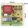 Eb_Tecnology Scheda centralina quadro 230V centrale universale x cancello battente 1-2 ante