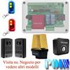 KIT AUTOMAZIONE MOTORE SERRANDA AVVOLGIBILE CON FOTOCELLULA E TELECOMANDI