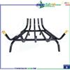 Brucialegna Brace Triangolare Per Camino In Ferro Battuto 6 barre 50x30x20 Cm
