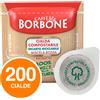 Caffè Borbone 200 Cialda Caffè Borbone Miscela Rossa Deciso Compostabile in Carta per ESE 44mm