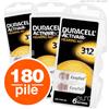 Duracell 180 Batterie PILE Duracell Activair 312 per Apparecchi Acustici PROTESI PR41