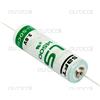 SAFT Batteria al litio LS 14500 CNA con Reofori 3,6V Li-SOCl2 A per Allarme Pila