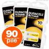 Duracell 90 Batterie PILE Duracell Activair 10 PROTESI Acustiche Auricolare PR70 sordi