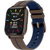 Superga Smartwatch SUPERGA INK 2 SW-STC020 Silicone Marrone Blu TOUCHSCREEN NEW