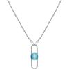 Morellato Collana Donna MORELLATO 1930 SATP16 Acciaio Occhio di Gatto Blu