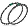 Morellato Doppio Anello MORELLATO 1930 Argento 925% Nero Silver Pietra Blu Misure 12 14 16