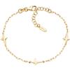 Amen Bracciale Donna AMEN BRCRPIG1 Argento 925% Gold Dorato Croce