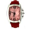 Chronotech Orologio CHRONOTECH Prisma REVOLUTION CT.7587M/04 Chrono Pelle Rosso Rosa