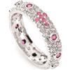 Amen Anello Rosario Donna AMEN AROZBR-16 Argento 925% Pietre Fucsia Misura 16
