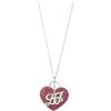 Liu Jo Luxury Collana Donna LIU JO Luxury ILLUMINA Acciaio Cuore Fucsia Nero Glitter Swarovski