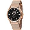 Sector Orologio Uomo SECTOR 660 R3253517020 Bracciale Acciaio Mesh Rosè Nero