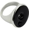 Breil Anello Donna BREIL SHADOW Acciaio Smaltato Nero 8 Misure Lady