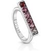 Guess Anello Donna GUESS UBR83039 Acciaio 3 Misure Swarovski Pietre Colorate