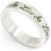 Liu Jo Luxury Anello Fedina LIU JO LUXURY LJ245M12 Argento 925% Donna Logo Bianco Smaltata