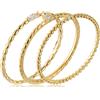 Morellato Tris di Anelli Donna MORELLATO 1930 SAHA120 Argento 925% Gold Swarovski 2 Misure